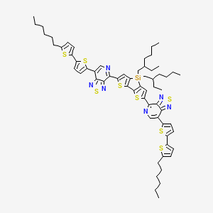 molecular formula C62H72N6S8Si B12052464 DTS(PTTh2)2 
