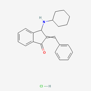 molecular formula C22H24ClNO B12052512 BCI (hydrochloride) 