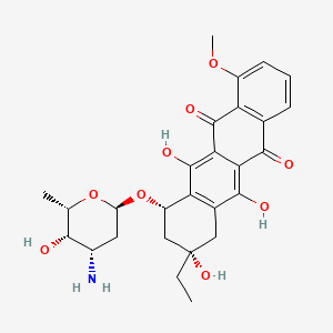 molecular formula C27H31NO9 B1205258 Feudomycin A CAS No. 79466-09-4