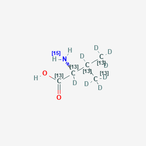 molecular formula C5H11NO2 B12052582 L-Valine-13C5,15N,d8 