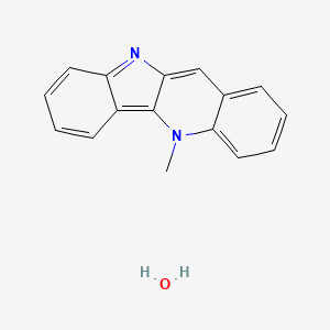 molecular formula C16H14N2O B12052600 5-methylindolo[3,2-b]quinoline;hydrate 