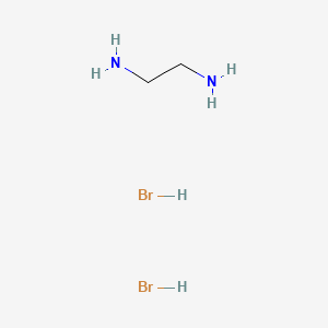 molecular formula C2H9BrN2 B1205270 Ethylenediamine dihydrobromide CAS No. 624-59-9
