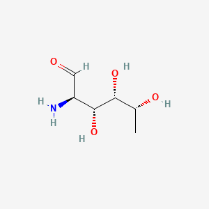 molecular formula C6H13NO4 B1205273 2-Amino-2,6-dideoxy-D-glucose CAS No. 6018-53-7
