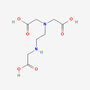 molecular formula C8H14N2O6 B1205274 N-(Carboxymethyl)-N-(2-((carboxymethyl)amino)ethyl)glycine CAS No. 688-57-3