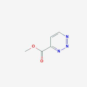 molecular formula C5H5N3O2 B12052849 Methyl 1,2,3-triazine-4-carboxylate CAS No. 150017-41-7