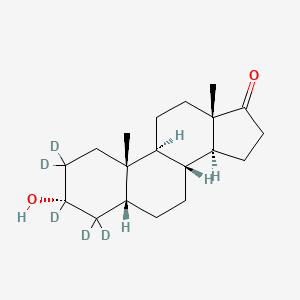 molecular formula C19H30O2 B12052854 Etiocholanolone-d5 