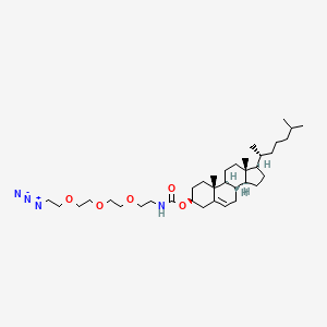 molecular formula C36H62N4O5 B12052929 Cholesteryl-TEG azide 