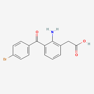 molecular formula C15H12BrNO3 B1205295 布洛芬酯 CAS No. 91714-94-2