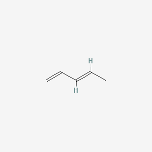molecular formula CH2(CH)3CH3<br>C5H8 B1205296 1,3-Pentadiene CAS No. 504-60-9