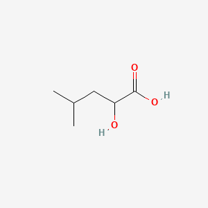 molecular formula C6H12O3 B1205302 2-Hydroxy-4-methylvaleric acid CAS No. 498-36-2