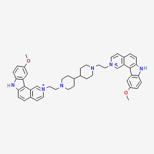 molecular formula C46H50N6O2+2 B1205306 Ditercalinium CAS No. 82765-18-2