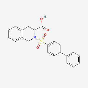 (R)-2-([1,1'-Biphenyl]-4-ylsulfonyl)-1,2,3,4-tetrahydroisoquinoline-3-carboxylic acid