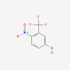 molecular formula C7H4F3NO3 B1205309 4-Nitro-3-(trifluoromethyl)phenol CAS No. 88-30-2