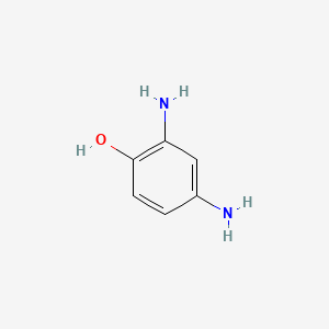 molecular formula C6H8N2O B1205310 2,4-Diaminophenol CAS No. 95-86-3
