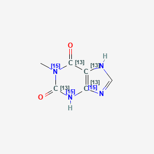1-Methylxanthine-13C4,15N3