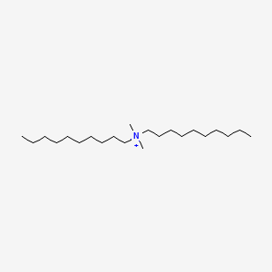 molecular formula C22H48N+ B1205313 Didecyldimethylammonium CAS No. 20256-56-8