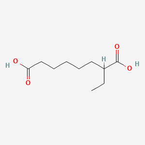 molecular formula C10H18O4 B1205317 2-Ethyloctanedioic acid CAS No. 3971-33-3