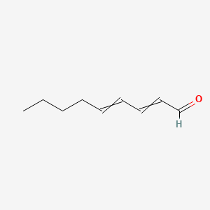 molecular formula C9H14O B1205319 2,4-Nonadienal CAS No. 30551-17-8