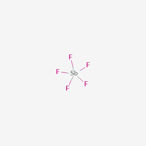 molecular formula F5Sb B1205321 Antimony pentafluoride CAS No. 7783-70-2