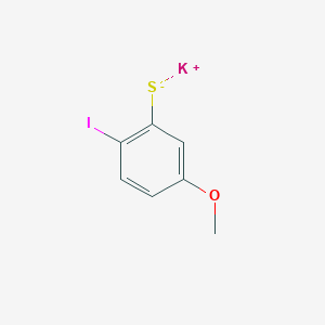 molecular formula C7H6IKOS B12053284 Potassium 2-iodo-5-methoxybenzenethiolate CAS No. 874903-67-0