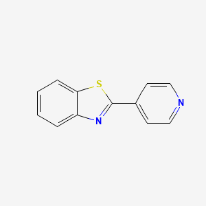 molecular formula C12H8N2S B1205329 2-(Pyridin-4-yl)benzo[d]thiazole CAS No. 2295-38-7