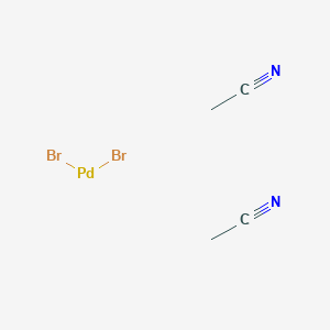 molecular formula C4H6Br2N2Pd B12053342 Dibromobis(acetonitrile)palladium(II) CAS No. 53623-19-1