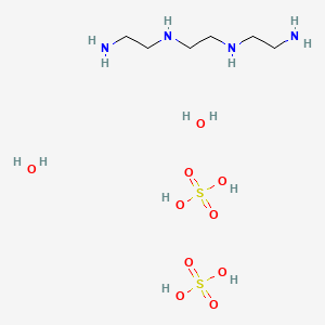 molecular formula C6H26N4O10S2 B12053346 Triethylenetetraminedisulfatedihydrate 