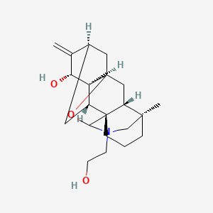 molecular formula C22H33NO3 B1205336 Ajaconine 