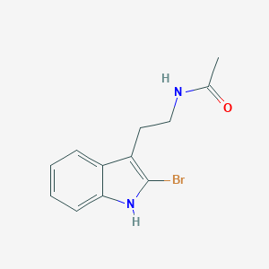 molecular formula C12H13BrN2O B120534 N-(2-(2-溴-1H-吲哚-3-基)乙基)乙酰胺 CAS No. 156997-99-8