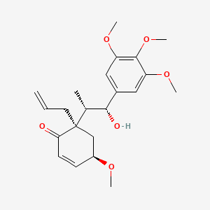 molecular formula C22H30O6 B1205343 Megaphone CAS No. 64332-37-2