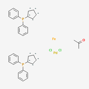 molecular formula C37H34Cl2FeOP2Pd B12053438 CID 117064742 