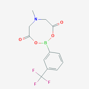 molecular formula C12H11BF3NO4 B12053442 3-(Trifluoromethyl)phenylboronic acid mida ester 