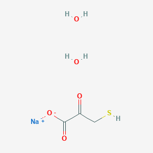molecular formula C3H7NaO5S B12053453 Sodium mercaptopyruvate dihydrate 