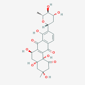 molecular formula C25H28O11 B1205348 Urdamycinone F 
