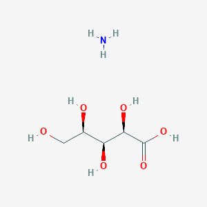 molecular formula C5H13NO6 B12053483 azane;(2R,3S,4R)-2,3,4,5-tetrahydroxypentanoic acid 