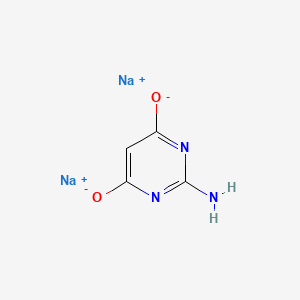 molecular formula C4H3N3Na2O2 B12053496 Sodium 2-aminopyrimidine-4,6-bis(olate) 