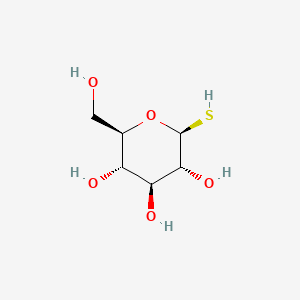 molecular formula C6H12O5S B1205352 1-Thioglucose CAS No. 7534-35-2