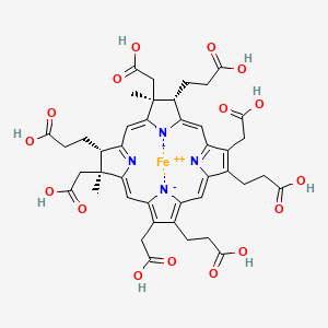 molecular formula C42H44FeN4O16 B1205354 Siroheme 