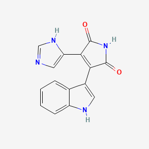 molecular formula C15H10N4O2 B1205358 Didemnimide A 