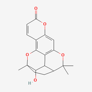 molecular formula C19H20O5 B1205365 Bruceol CAS No. 33044-74-5