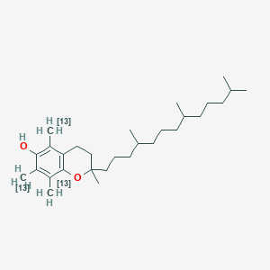 molecular formula C29H50O2 B12053665 DL-alpha-Tocopherol-13C3 