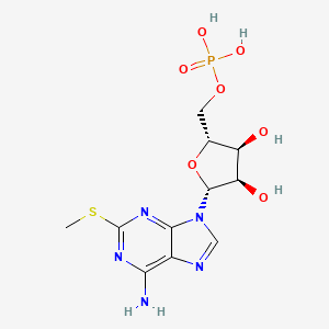 molecular formula C11H16N5O7PS B1205372 2-Methylthio-AMP CAS No. 70804-88-5