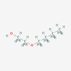 molecular formula C6H14O2 B12053786 2-(1,2,3,4-13C4)butoxy(1,2-13C2)ethanol CAS No. 1228182-38-4