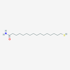 molecular formula C16H33NOS B12053831 16-Mercaptohexadecanamide CAS No. 124536-79-4