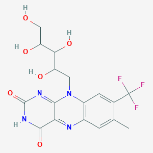7-Methyl-10-(2,3,4,5-tetrahydroxypentyl)-8-(trifluoromethyl)benzo[g]pteridine-2,4-dione