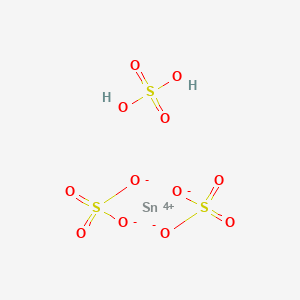 molecular formula H2O12S3Sn B12053858 Stannic sulfate in sulfuric acid 