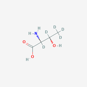 molecular formula C4H9NO3 B12053886 L-Threonine-D5 