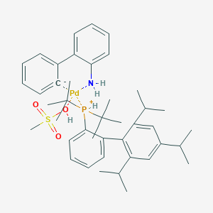 molecular formula C42H60NO3PPdS B12053935 tBuXphos-Pd-G3 GT capsule 