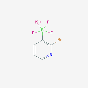 molecular formula C5H3BBrF3KN B12054041 Potassium (2-bromopyridin-3-yl)trifluoroborate 