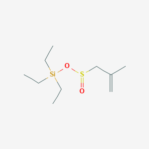 molecular formula C10H22O2SSi B12054068 Triethylsilyl 2-methylprop-2-ene-1-sulfinate CAS No. 850418-19-8